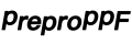 PreproPPF black logo 900-300 PNG