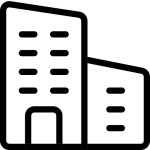 Company building icon