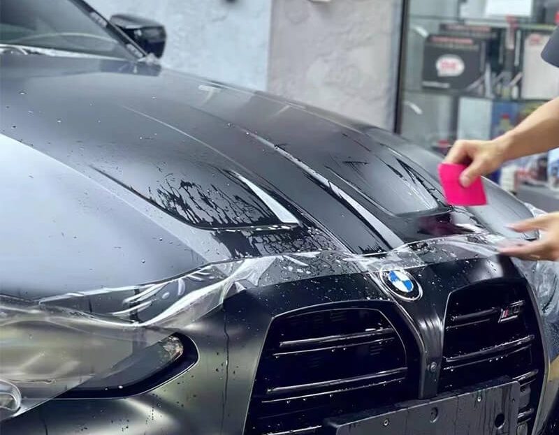 Matte Paint Protection Film 1 Matte Paint Protection Film installation