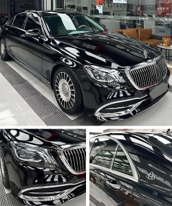 PreproPPF Clear PPF installed on black Mercedes