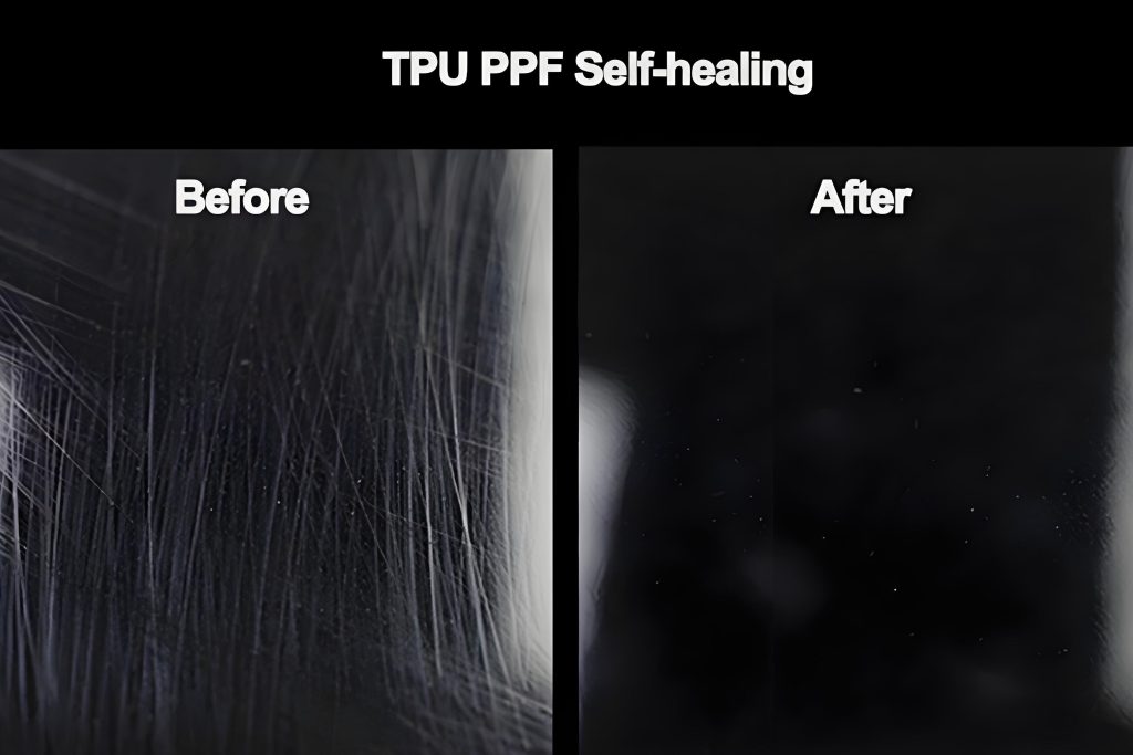 TPU PPF Self-healing by heating TPU PPF Self-healing by heating