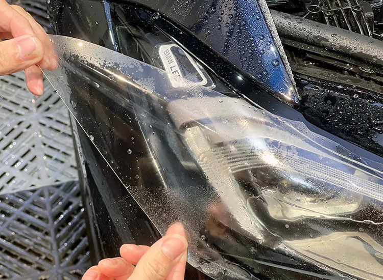 Clear TPU PPF film, car BMW3 (3) Clear TPU PPF film, car BMW3