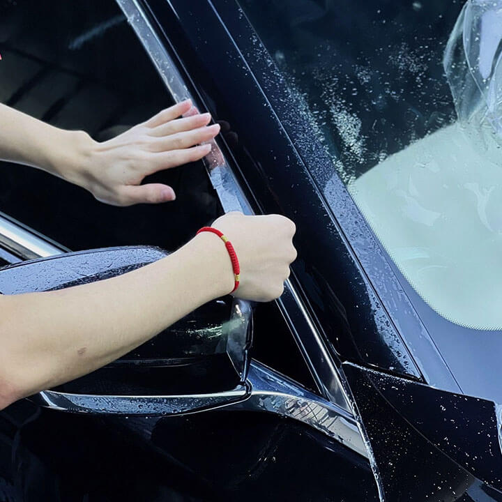 PreproPPF clear film installed on BMW
