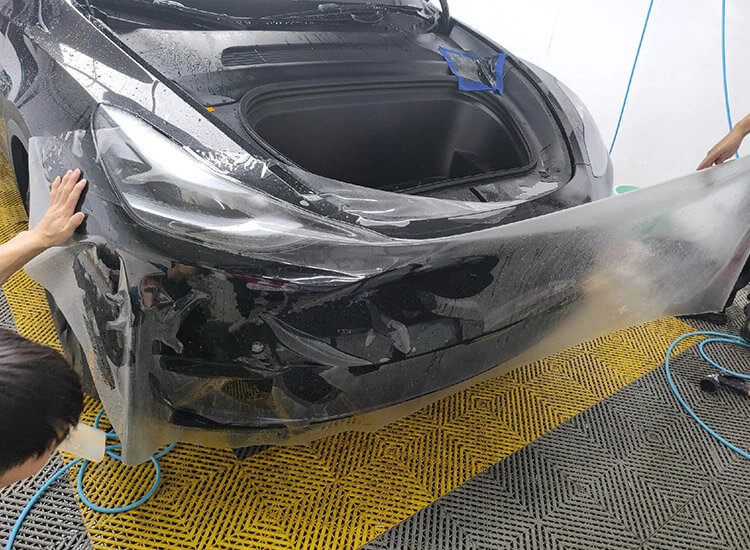 Tesla model X PPF installation