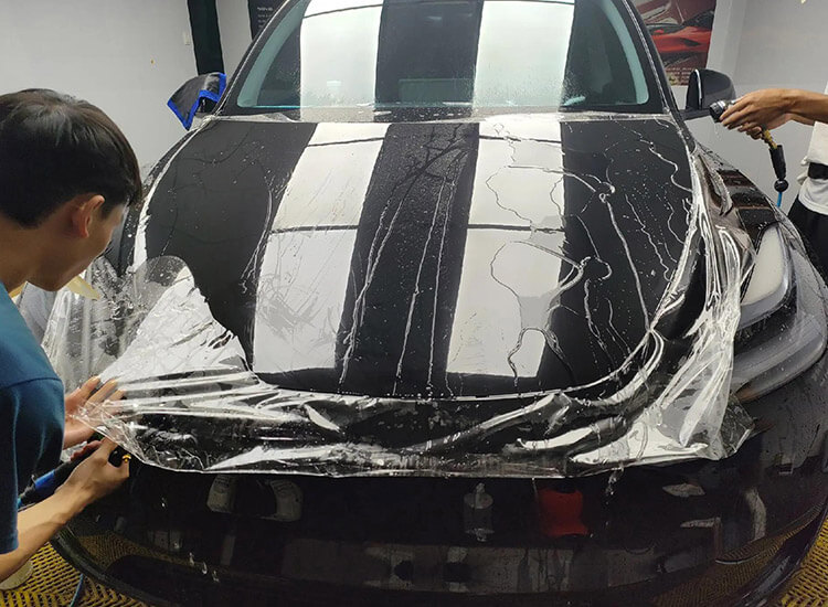 Tesla model X PPF installation Tesla model X PPF installation